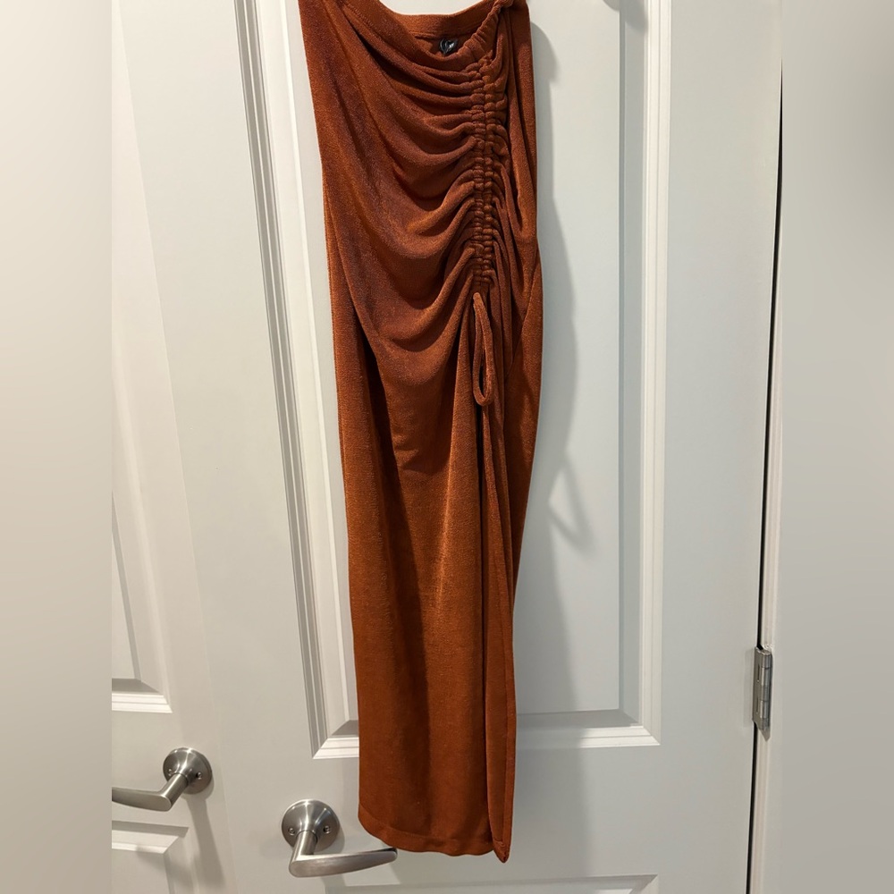 Motel Rocks Terracotta Maxi Skirt